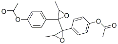 2,3,4,5-bis(epoxy)-3,4-bis(4'-acetoxyphenyl)hexane 구조식 이미지