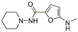 2-푸란카르복사미드,5-(메틸아미노)-N-1-피페리디닐- 구조식 이미지