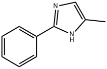 4-메틸-2-페닐이미다졸 구조식 이미지