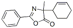 5(4H)-Oxazolone,  4-(2-cyclohexen-1-yl)-4-methyl-2-phenyl- Structure