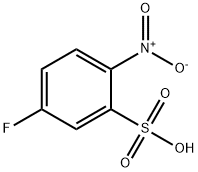 3-Fluoro-6-nitrobenzenesulfonic acid Structure