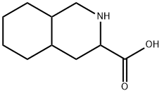 Decahydro-3-isoquinolinecarboxylic acid Structure