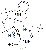 tert-부틸옥시카르보닐-히드록시프롤릴-알파-아미노이소부티릴-알파-아미노이소부티릴-페닐알라닌올 구조식 이미지