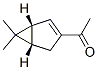 Ethanone, 1-(6,6-dimethylbicyclo[3.1.0]hex-2-en-3-yl)-, (1R-cis)- (9CI) 구조식 이미지