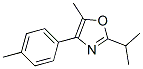 Oxazole, 5-methyl-2-(1-methylethyl)-4-(4-methylphenyl)- (9CI) Structure