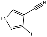 3-Iodo-1H-pyrazole-4-carbonitrile Structure