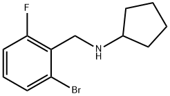 N-사이클로펜틸2-브로Mo-6-플루오로벤질라민 구조식 이미지