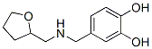 1,2-Benzenediol, 4-[[[(tetrahydro-2-furanyl)methyl]amino]methyl]- (9CI) Structure