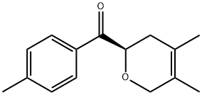 Methanone, [(2R)-3,6-dihydro-4,5-dimethyl-2H-pyran-2-yl](4-methylphenyl)- (9CI) 구조식 이미지