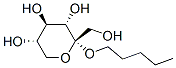 alpha-L-Sorbopyranoside, pentyl Structure