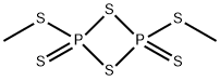 2,4-BIS(METHYLTHIO)-1,3,2,4-DITHIADIPHOSPHETANE-2,4-DISULFIDE Structure