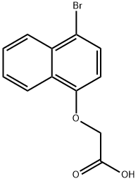 2-(4-broMonaphthalen-1-yloxy)acetic acid Structure