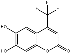 6,7-DIHYDROXY-4-(TRIFLUOROMETHYL)COUMARIN 구조식 이미지