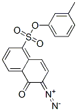 m-tolyl 6-diazo-5,6-dihydro-5-oxonaphthalene-1-sulphonate  Structure