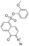 o-anisyl 6-diazo-5,6-dihydro-5-oxonaphthalene-1-sulphonate 구조식 이미지