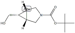 endo-3-boc-3-azabicyclo[3.1.0]hexane-6-methanol Structure