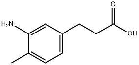 3-(3-amino-4-methylphenyl)propanoic acid 구조식 이미지