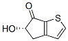 6H-Cyclopenta[b]thiophen-6-one,4,5-dihydro-5-hydroxy-,(5S)-(9CI) Structure