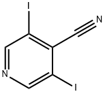 3,5-DIIODOPYRIDINE-4-CARBONITRILE 구조식 이미지