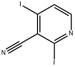 2,4-DIIODOPYRIDINE-3-CARBONITRILE Structure