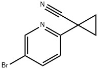 1-(5-BROMOPYRIDIN-2-YL)CYCLOPROPANECARBONITRILE Structure