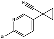 1-(6-broMopyridin-3-yl)cyclopropanecarbonitrile Structure