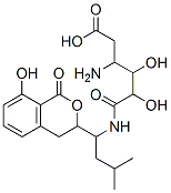 3-amino-4,5-dihydroxy-5-[[1-(8-hydroxy-1-oxo-isochroman-3-yl)-3-methyl -butyl]carbamoyl]pentanoic acid 구조식 이미지