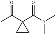 시클로프로판카르복사미드,1-아세틸-N,N-디메틸-(9CI) 구조식 이미지