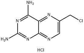 6-(클로로메틸)프테리딘-2,4-디아민모노염산염 구조식 이미지