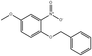 4-Methoxy-2-nitro-1-(phenylmethoxy)benzene 구조식 이미지