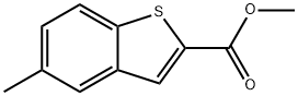 5-METHYL-BENZO[B]THIOPHENE-2-CARBOXYLIC ACID METHYL ESTER Structure