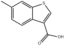6-Methylbenzo[b]thiophene-3-carboxylic acid 구조식 이미지