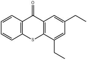 2,4-Diethyl-9H-thioxanthen-9-one 구조식 이미지