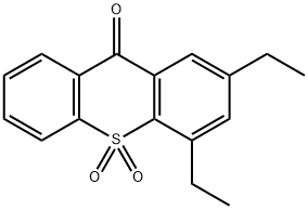2,4-디에틸-9H-티옥산텐-9-온10,10-디옥사이드 구조식 이미지