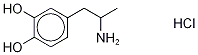 3,4-Dihydroxy-α-methylbenzeneethanamine 구조식 이미지