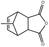 1,2,3,6-tetrahydro--methyl-3,6-methanophthalic anhydride Structure