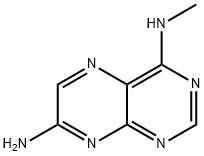 Pteridine, 7-amino-4-(methylamino)- (7CI,8CI) Structure