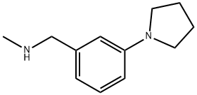 N-METHYL-N-(3-PYRROLIDIN-1-YLBENZYL)AMINE Structure