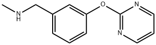 Benzenemethanamine, N-methyl-3-(2-pyrimidinyloxy)- 구조식 이미지