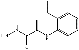 Acetic acid, [(2-ethylphenyl)amino]oxo-, hydrazide (9CI) Structure