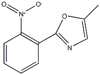 5-Methyl-2-(2-nitrophenyl)-1,3-oxazole Structure