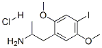 (+/-)-1-(2,5-DIMETHOXY-4-IODOPHENYL)-2-AMINOPROPANE HYDROCHLORIDE Structure