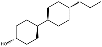 trans-4-(trans-4-Propylcyclohexyl)cyclohexanol 구조식 이미지