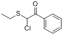 에타논,2-클로로-2-(에틸티오)-1-페닐-(9CI) 구조식 이미지