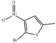 2-BROMO-5-METHYL-3-NITRO-THIOPHENE 구조식 이미지