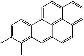 Benzo(a)pyrene, 7,8-dimethyl- Structure