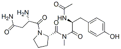 acetyl-asparaginyl-prolyl-methyltyrosinamide 구조식 이미지
