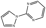 Pyrimidine, 2-(1H-pyrazol-1-yl)- (9CI) Structure