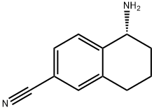 (R)-5-АМИНО-5,6,7,8-ТЕТРАГИДРОНАФТАЛИН-2-КАРБОНИТРИЛ структурированное изображение