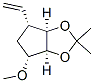 4H-Cyclopenta-1,3-dioxole,4-ethenyltetrahydro-6-methoxy-2,2-dimethyl-,(3aR,4R,6R,6aS)-(9CI) 구조식 이미지